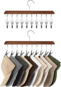 StorageWorks Hat Rack, Closet Organizer and Storage for Baseball Caps,Set of 2 with 10 Adjustable Stainless Steel Clips, Fits