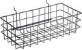RightArrange Pegboard Basket Size M, Black - Hooks to Any Peg Board - Square Style Wire Shelf Baskets - Organize Tools, Workb