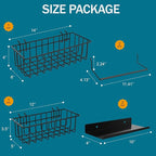 Peg Board Accessories Kit,Pegboard Hooks Assortment with Bins,Cups,Wire Baskets,Paper Towel Holder Can be Used for Pegboard G