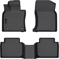Auxko All Weather Floor Mats Fit for Toyota Camry AWD 2020-2024 TPE Rubber Liners Set Camry AWD Accessories All Season Guard Odorless Anti-Slip Floor Mats 2 Row