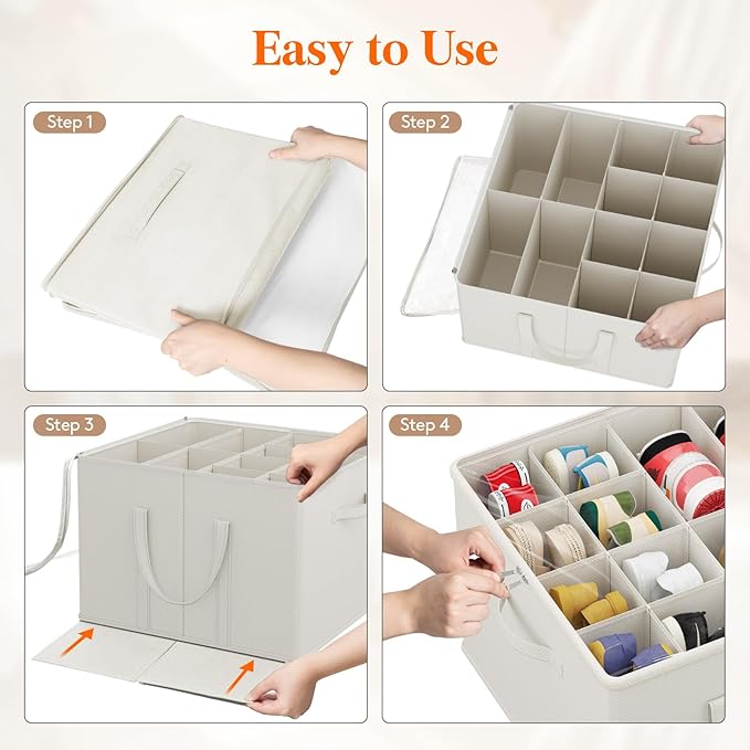 Lifewit Shoe Storage Organizer for Closet, Fabric Large Shoe Box Storage Containers with Clear Cover, Foldable Bins for Boots