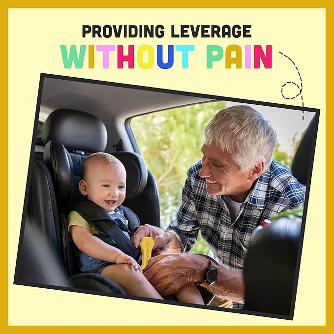 Bucklebee Easy Car Seat Buckle Release Aid for Children Unbuckle Car Seat Release Tool - Button Pusher - Opener for Nails - B