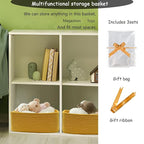 COMFY-HOMI 13" x 8.5" x 5.1" Storage Baskets for Organizing | Cotton Rope Woven Basket | Toy Storage Bin Box | Basket for She