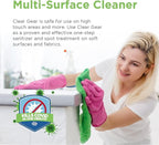 Clear Gear Gym Disinfectant, Yoga Mat Cleaner, Deodorizer For Sports Equipment, Gyms, and Fitness Centers - Mixed Pack - 16 O