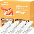 Neprock Shoes Slots Organizer for Closet, Shoe Rack Organizador De Zapatos for Closet Organization, Shoe Slots Organizer Shoe