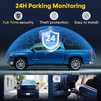 Front and Rear Dash Cam for Truck: 4K+1080P Dual Dash Camera for Pickup Ford F150 F250 Ram 1500-5G WiFi Quick Video Access 15