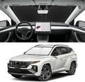 Custom Fit Windshield Sun Shade for Hyundai Tucson 2022-2026, Blocks UV & Heat, Front Window Sunshade Accessories, Easy Fold & Store Keep Your Car Cooler