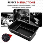 Autorder Center Console Organizer for 2023 2024 2025 2026 Honda CRV Accessories Center Console Storage Box Secondary Insert Tray Black & Red Non-Slip Silicone Mats
