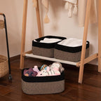 OIASKET Storage Baskets for Organizing 3 Pack, Woven Baskets for Shelves, Closet Organizer Bins Empty Gift Basket Toy Storage