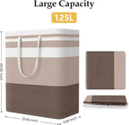 StorageRight Large Collapsible Laundry Basket Hamper with Easy Carry Handles，Freestanding Clothes Hampers for Laundry, Bedroo