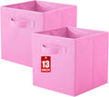 ShellKingdom Storage Bins, Foldable Fabric Storage Cubes And Cloth Storage Organizer Drawer For Closet And Toys Storage, 13 X
