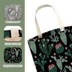 Car Trash Can, Cute Car Trash Bag, Hanging Car Organizer and Storage Bag, Trash Bin for Car Accessories, Vehicle, Travelling, Camping Cute Cactus