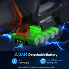 THINKWORK 20V Car Vacuum & Air Inflator, Dual Function High Power Handheld Cordless Vacuum with 18000pa Suction Power for Car