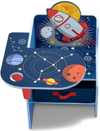 Delta Children Space Adventures Chair Desk with Storage Bin - Ideal for Arts & Crafts, Snack Time, Homeschooling, Homework & 
