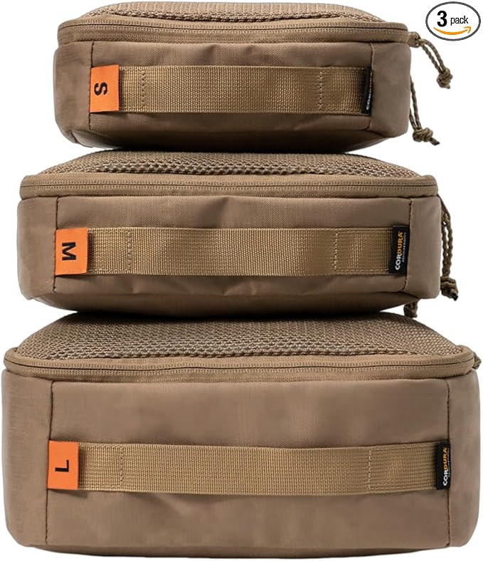 MAUHOSO Packing Cubes Set for Travel, Luggage Packing Organizers with Zipper,Travel Essentials for Backpack Tactical Packing 
