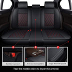 MIROZO Seat Covers for Car,Waterproof Seat Cover Full Set Vehicle Cushion Cover Automotive Seat Protector Breathable Universa