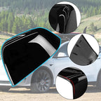 Jaronx Compatible with Tesla Model Y Side Mirror Cover Replacement 2020 2021 2022 2023 2024, Left Driver Side Black Door Wing Rearview Mirror Cover Cap for Tesla Model Y Accessories-Glossy Black