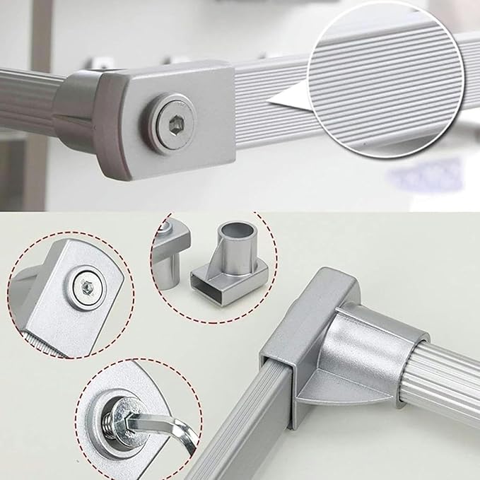 Heavy Duty Pull Down Closet Rod - Extendable Clothes Rail, Extendable Wardrobe Lift, Adjustable Width Pull Down Closet Rod, A
