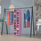 Libeder Hanging Shoe Organizer for Closet, Hanging Closet Organizers 20 Section Shoe Shelves, Space Saving Shoe Holder & Stor