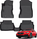 Auxko All Weather Floor Mats Fit for Subaru WRX 2026-2022 TPE Rubber Liners WRX Accessories Set All Season Guard Odorless Anti-Slip Floor Mats