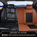 FLORICH Rear Seat Covers Leather Car Seat Covers Waterproof Back Seat Cover Automotive Seat Covers Universal Seat Cushion Pro