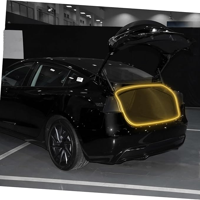 Trunk LED Light Strip for Tesla Model 3 Highland 23-25 Rear Trunk Cargo Light Interior Decoration Lights for Tesla Model 3 Refresh Easy Installation Trunk Accessories Ambient Lights (Warm White)