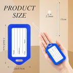 Kigeli 200 Pcs Luggage Tags Bulk, Suitcases Backpack Baggage Name Tags with ID Card for Travel Wedding Back to School