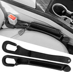 Car Seat Gap Filler 2 Pack with Organizer Hook & Emergency Glass Breaker Prevent Small Items & Tools from Falling Ultimate Seat Side Gap Fits Cars, SUVs, Trucks & Sedans