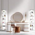 7 Tier Wall Shelves with Led Light, Lack Wall Shelf Unit, Vertical Shelf with Remonte Control,White Shelves