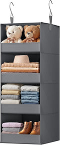 GRANNY SAYS 4-Shelf Hanging Organizer, Closet Hanging Shelves, Closet Hanging Storage Organizers, Organization for Bedroom, L