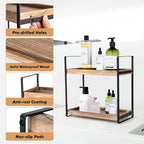Giftacity Bathroom Counter Organizer and Storage - Kitchen Countertop Organizer for Bathroom Sink and Coffee Bar, 2-Tier Vani
