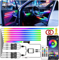 Interior Car LED Strip Lights, Acrylic LED Lights for Car with Dynamic Dreamcolor Chasing,RGB+IC 8 in 1 235 inches 800 LEDs Ambient Lighting Kits Music Sync Wireless APP and Remote Control
