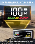 AUXITO 9500A Jump Starter, 12V Car Battery Jump Starter, Up to All Gas/All Diesel Engine with LED Display, 30W Type-C Fast