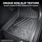 KUST Floor Mats for Porsche Macan 2014-2025 2026 All Weather Floor Liners 1st & 2nd Row Accessories Rubber High Side Black Non-Slip