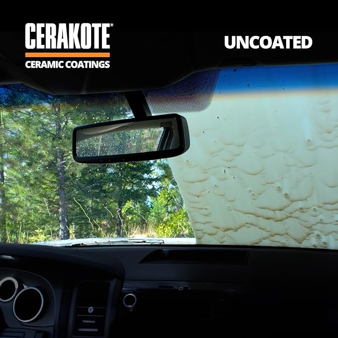 CERAKOTE Ceramic Glass Coat Protectant Pro Pack (20 Count Wipes) - Hydrophobic Automotive Rain Repellant, Long-Lasting and Du