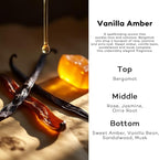 C Classy Car Air Freshener Hanging 2 Pack, Vanilla Amber Essential Oil Diffuser for Cars, Long-Lasting Fragrance, Cute Car Ac