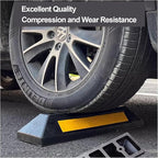 Parking Stopper for Garage, Heavy Duty Rubber Parking Lot Driveway Stopper, Garage Parking Aid for Garage and Parking Lots