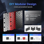 PEGZONE Controller and Headphone Holder Wall Mount, Modular Gaming Pegboard with Accessories, Controller Stand for Xbox PS5 P