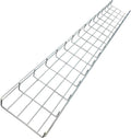 Kable Kontrol Cable Tray- 5 Feet Long - 8" Width, 6” Depth – Wire Mesh Tray Cable Management Rack Cords Organizer Cable Baske