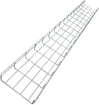 Kable Kontrol Cable Tray- 5 Feet Long - 8" Width, 6” Depth – Wire Mesh Tray Cable Management Rack Cords Organizer Cable Baske