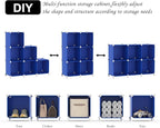 AWTATOS Cube Storage Organizer, 6 Cube Closet Organizers and Storage Shelves, DIY Stackable Bookshelf for Bedroom, Home, Admi