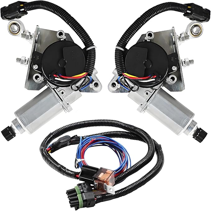 Electric Headlight Motor Conversion Kit - 2PCS Front Left & Right Compatible with Chevrolet Corvette C3 (1968-1982) Headlight