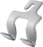 2 in 1 Car Headrest Hooks for Purses and Bags, Upgraded Leather Organizer Storage Holder Hooks Matching Cars Interior, 1-Pack, Gray