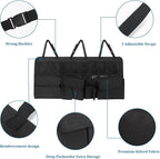 Car Trunk Organizer, Upgraded Version Expand Space Hanging Trunk Organizer with Adjustable Straps, Collapsible Waterproof Suv T