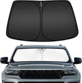 ARISMOTOR Windshield Sun Shade for Jeep Grand Cherokee/Grand Cherokee L 2011-2026, Custom Fit Foldable Front Window Sunshade Sun Visor Protector, Block UV Rays Keep Your Car Cooler