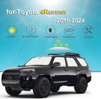 KMF 8pcs Thicken Car Window Shades for Toyota 4Runner 2010-2024 Accessories, 4Runner Windshield Sun Shade Full Window Covers for Side Rear, UV Block and Blackout Protect Privacy for Car Camping