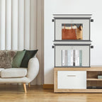 Univivi Storage Bins with Lids, Large Closet Organizers and Storage with Handles & Window, Foldable Fabric Storage Boxes with