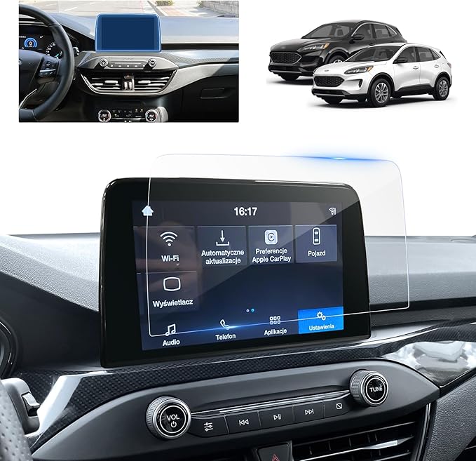for 2020 Ford Escape Screen Protector for 2020-2025 Escape Active/ST-Line Select/Titanium SYNC 3 8" Touchscreen for 2025 Esca
