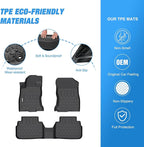 Nilight TPE Floor Mats for Subaru Forester 2019 2020 2021 2022 2023 2024,All Weather Custom Fit Heavy Duty Floor Liners