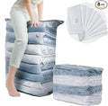 TAILI 8 Pack Vacuum Storage Bags, Jumbo Cube (31x40x15 Inch), Large Vacuum Seal Bags for Bedding, Comforters, Blankets, Cloth